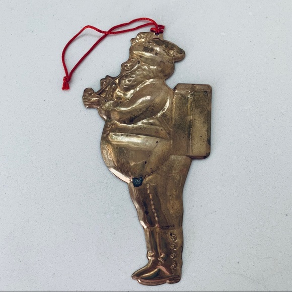 3 Metal Santa Ornaments - Picture 2 of 11